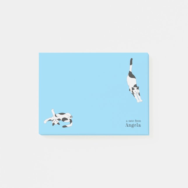 Post-it® The Cats of cadstudios Blue (Devant)