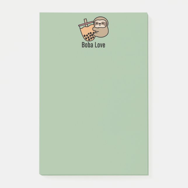 Post-it® Thé de bulle et fentes de boule personnalisé (Devant)