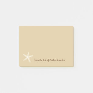 Post-it® Thème d'étoiles de mer de plage