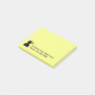 Post-it® Thème du tuteur mathématique enseignant