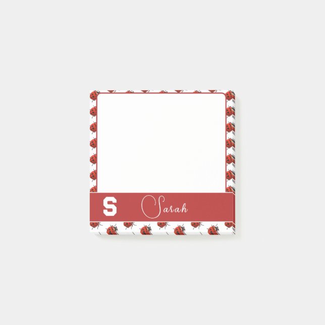 Post-it® Thème Personnalisé Ladybug (Devant)