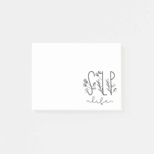 Post-it® Thérapeute de la parole Pathologiste du langage vo (Devant)