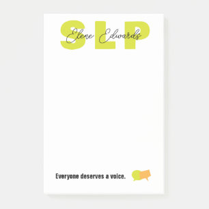 Post-it® Thérapeute orthophoniste