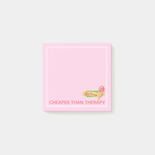 Post-it® Thérapie amusante pour les filles Crème de glace