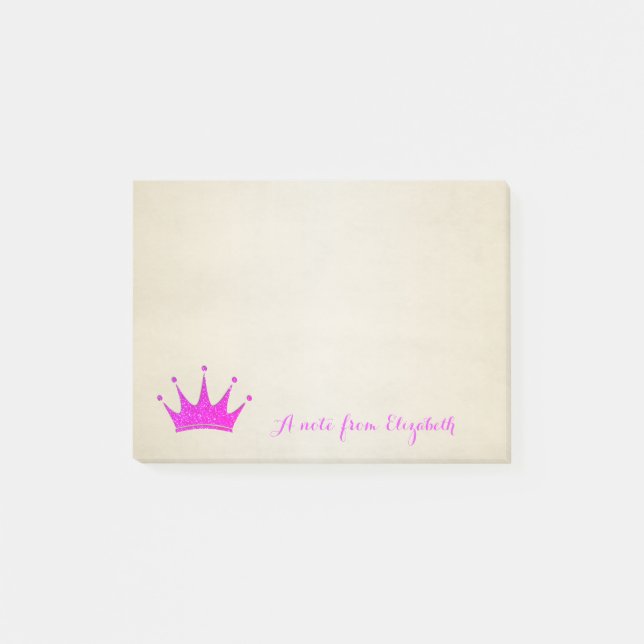 Post-it® Tiara pailletée mignonne et élégante (Devant)