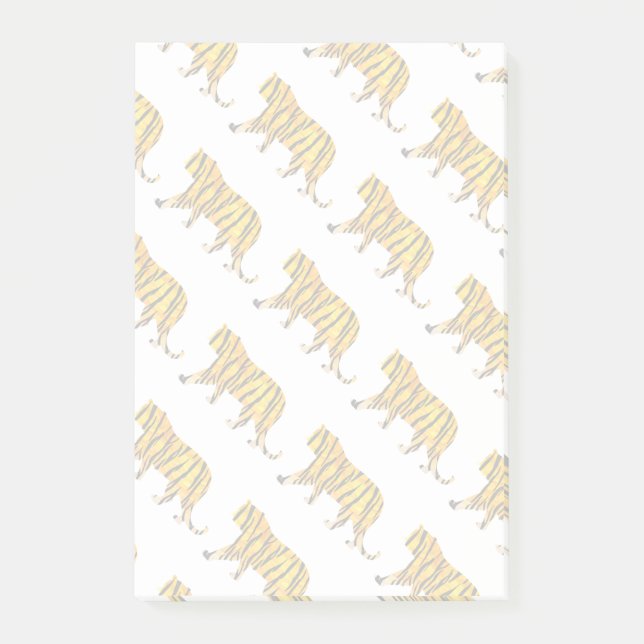 Post-it® Tiger noir et orange (Devant)