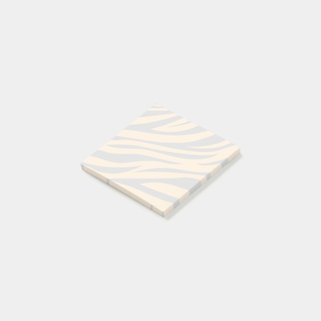 Post-it® Tiger Stripes noir Orange Wild Animal patte (Incliné)