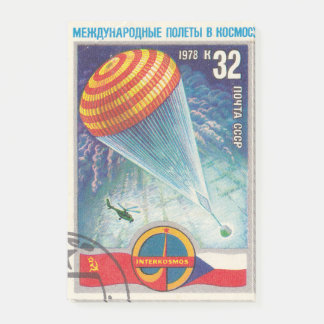 Post-it® timbre-poste soviétique Interkosmos