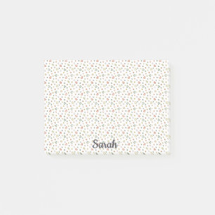 Post-it® Tiny Hearts Ajouter Nom Joli Office Cadeau