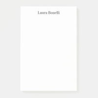 Titre minimaliste Professionnel Moderne Nom Plat