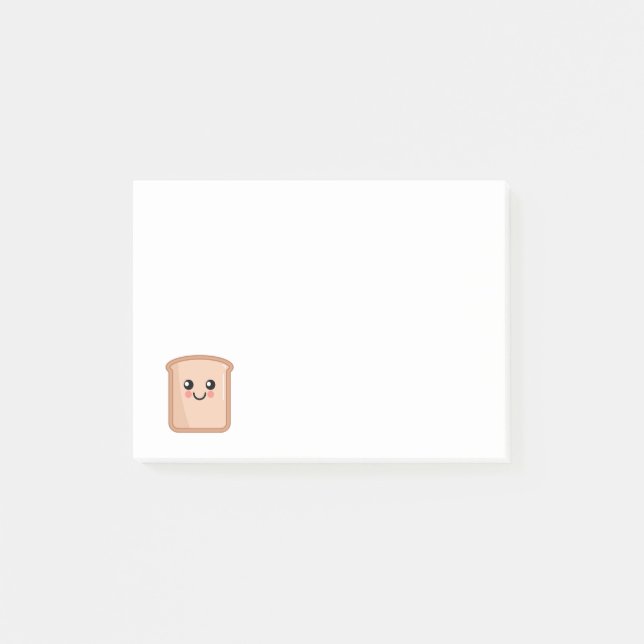 Post-it® Toast Kawaii (Devant)