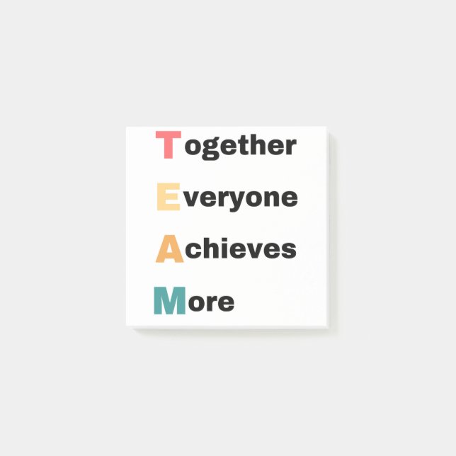 Post-it® Together Everyone Achieves More 2 (Devant)
