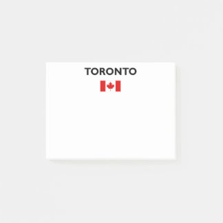 Post-it® Toronto Canada Drapeau canadien Couleur claire