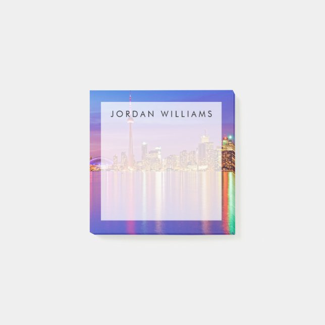 Post-it® Toronto Skyline à Dusk (Devant)