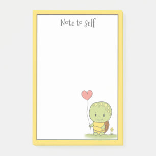 Post-it® Tortue Avec Ballotte Personnalisée