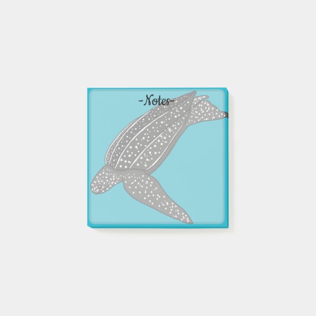 Post-it® Tortue luth  (Devant)