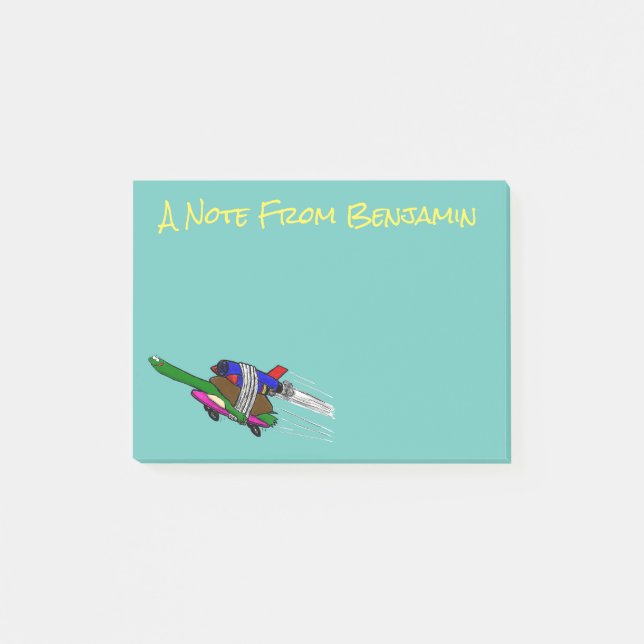 Post-it® Tortue volante (Devant)
