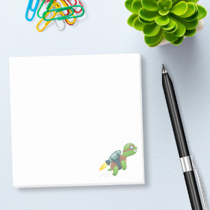Post-it® Tortue volante avec un Jetpack
