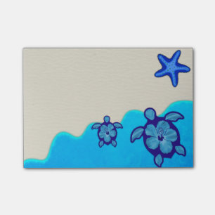 Post-it® Tortues bleues de Honu
