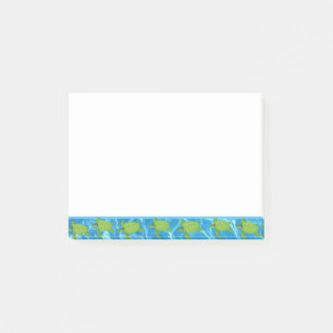 Post-it® Tortues de mer mignonnes sur l'eau