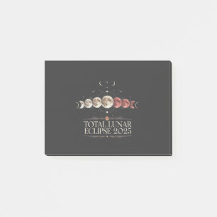 Post-it® Total Lunar Eclipse 2025 Astronomie Nord-Ouest des