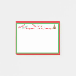 Post-it® Toujours Toujours Croire en Noël personnalisé 3m