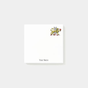 Post-it® Tour Lion emblème de la crête Fleur de Lis C