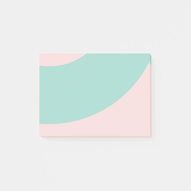 Post-it® Tourbillons roses et verts (Devant)