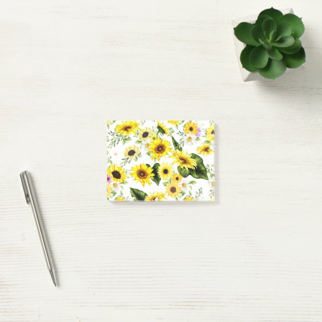 Post-it® Tournesol Aquarelle 7 (Bureau)