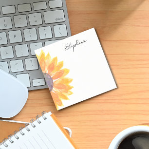 Post-it® Tournesol customisé Du Bureau De