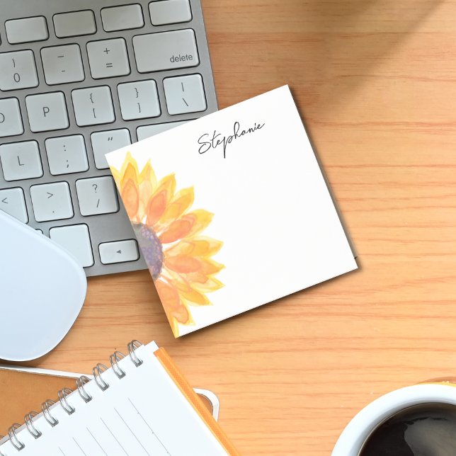 Post-it® Tournesol customisé Du Bureau De (Créateur téléchargé)