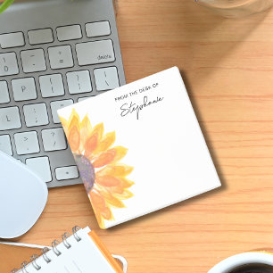Post-it® Tournesol customisé Du Bureau De