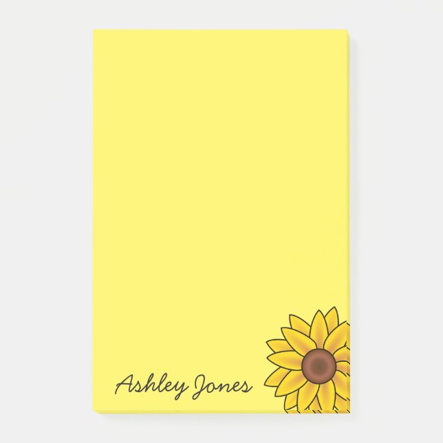 Post-it® Tournesol post-it-notes (Devant)