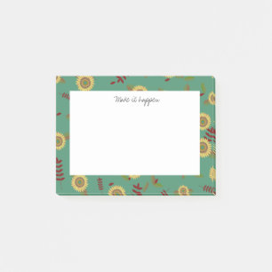Post-it® Tournesol post-it personnalisé, faites-le arriver