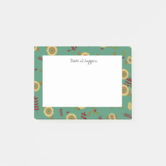 Post-it® Tournesol post-it personnalisé, faites-le arriver