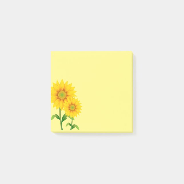 Post-it® Tournesols de post-it-notes (Devant)