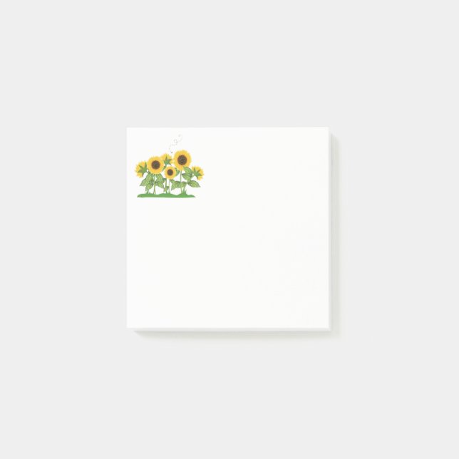 Post-it® Tournesols Post-it-Notes (Devant)