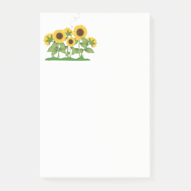 Post-it® Tournesols Post-it-Notes (Devant)
