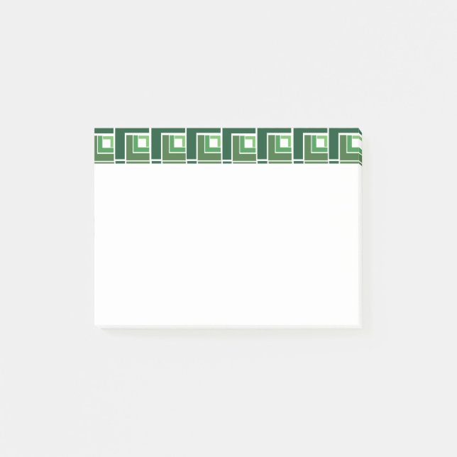 Post-it® Tourvy Topsy vert (Devant)