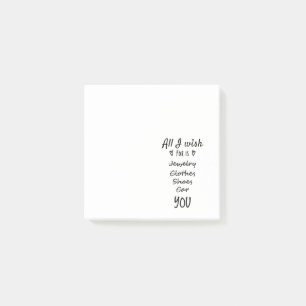 Post-it® Tout ce que je souhaite, c'est toi
