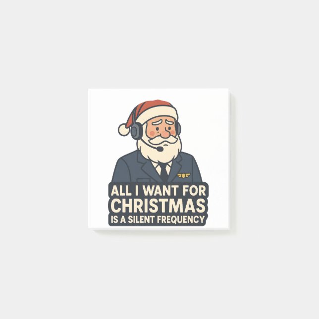 Post-it® Tout ce que je veux pour Noël est une fréquence cl (Devant)