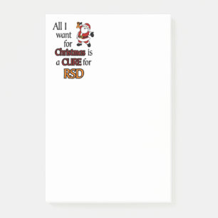 Post-it® Tout ce que je veux pour Noël/Père Noël...RSD