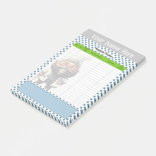 Post-it® Tracker de mignon docteur Gnome à thème mal de têt