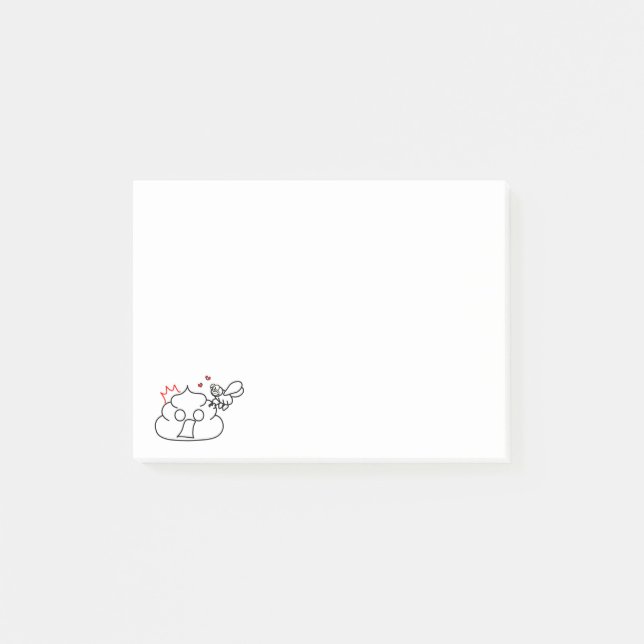 Post-it® Trahison - Brootsch le PooPoo (Devant)