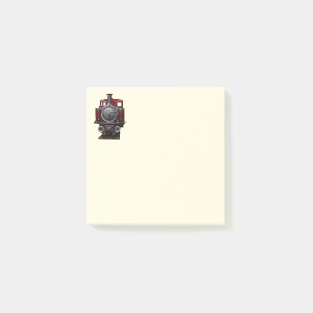 Post-it® Train Bleu Et Rouge  (Devant)