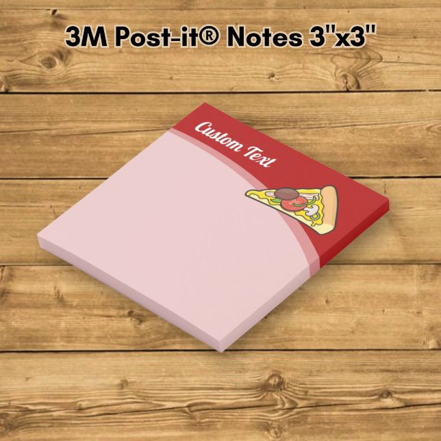 Post-it® Tranche de pizza (Créateur téléchargé)