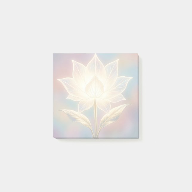 Post-it® Translucent Lotus on Soft Background (Devant)