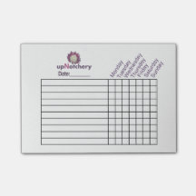 traqueur hebdomadaire d'upNotchery