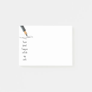 Post-it® Travail Drôle Si Ennuyé Peut Aussi Bien Travailler