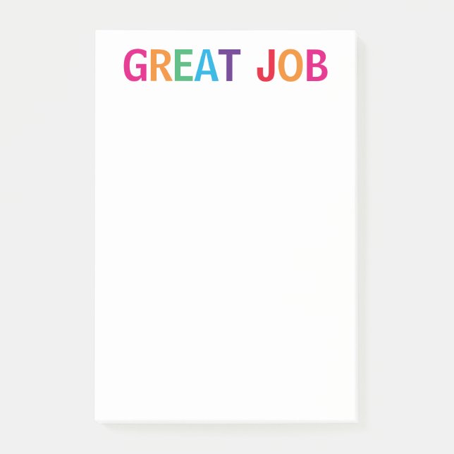 Post-it® Travail Exceptionnel Lumineux (Devant)